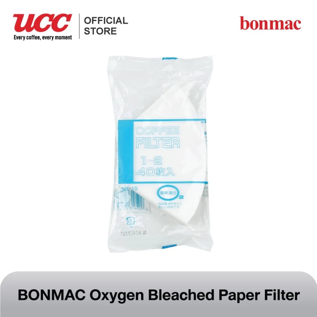 BONMAC Oxygen Bleached Paper Filter ฟิลเตอร์กระดาษกรองกาแฟ