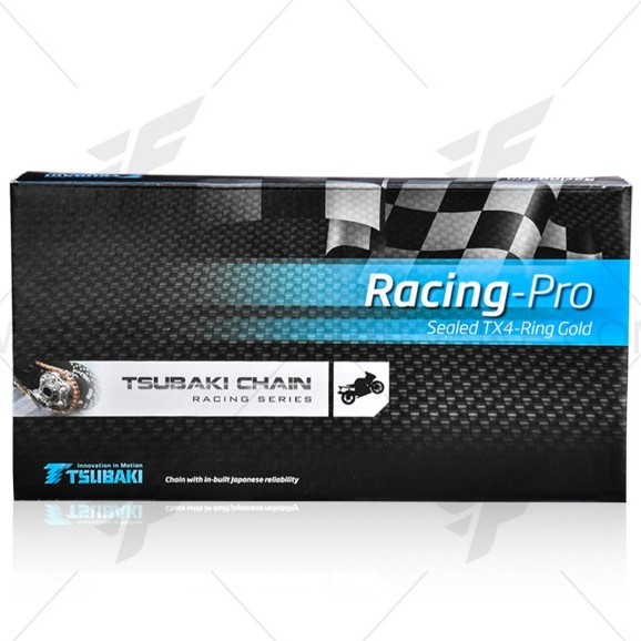 โซ่ TSUBAKI ALPHA 520 XRG GOLD / RACING PRO TX4 FULL GOLD - 120L