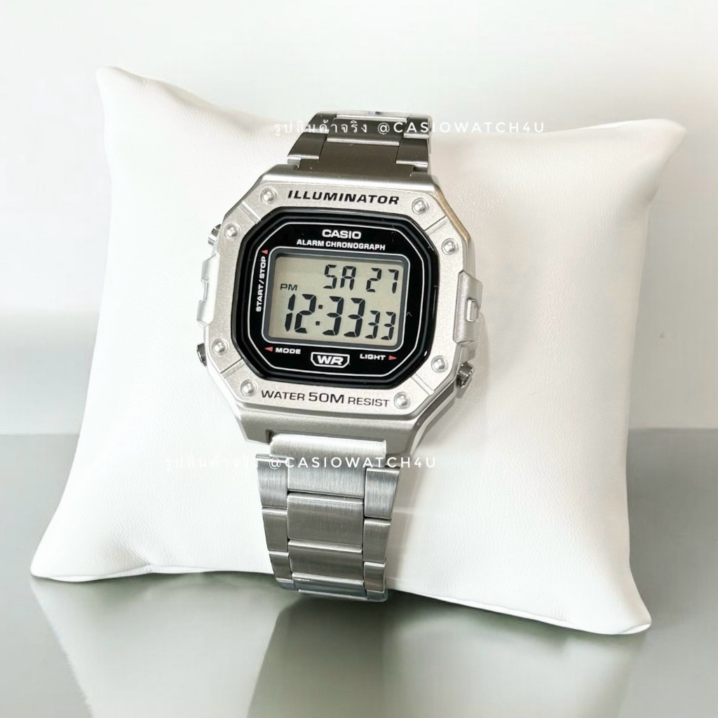 CASIO นาฬิกาข้อมือ SPORT รุ่น W-218HD-1A / W-218HD / W-218H รับประกันศูนย์เซ็นทรัล