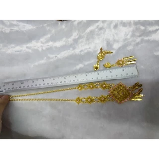 เครื่องประดับชุดไทยสร้อยคอต่างหูใช้ได้ทั้งเด็กและผู้ใหญ่