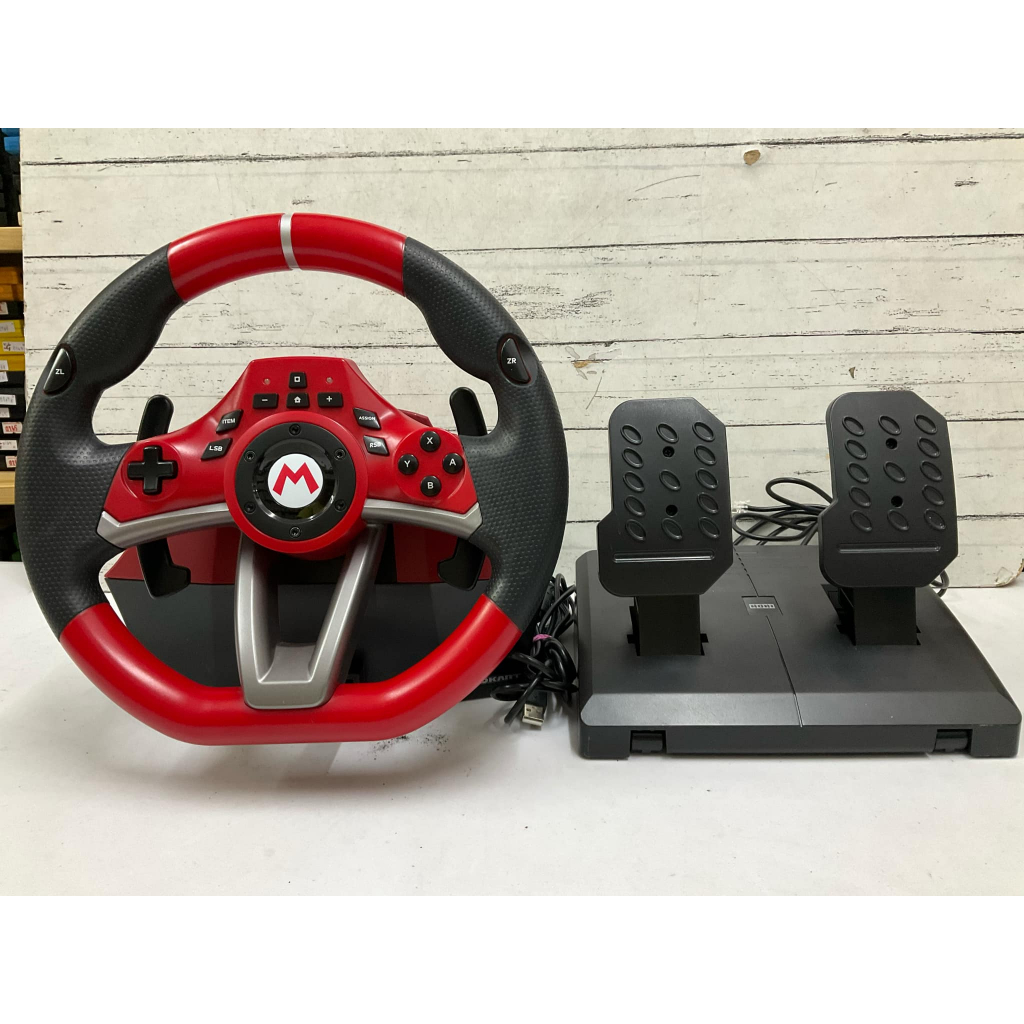 Mario Kart Racing Wheel Pro for Nintendo Switch (Hori Racing Wheel)(จอยพวงมาลัย Mario Kart) มือสอง