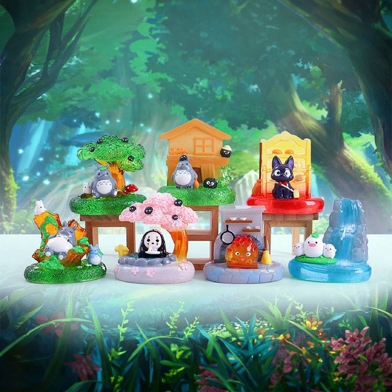 โมเดลกล่องสุ่ม Totoro มาใหม่ กล่องนึงมี 6 จุ่ม