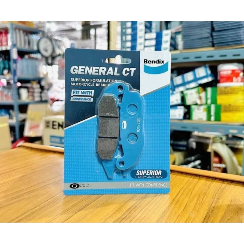 ผ้าเบรค Bendix (ของแท้) MD15 (หน้า) สำหรับ Honda Sonic new,Spacy125,Spacy CM125,WAVE125-1S,CBR(R),CBR150R,Nice,MSX