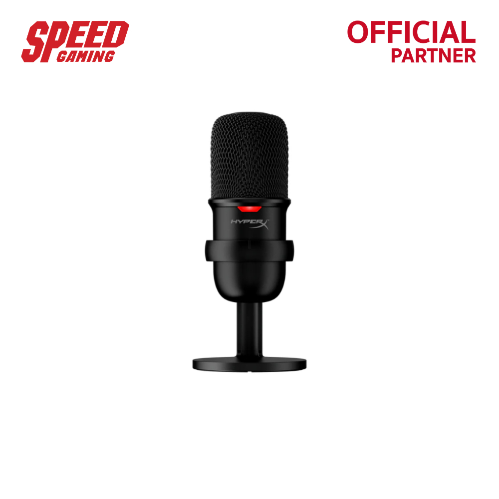 HYPERX Solocast / Black / USB / PC,MAC,PS4 / Gaming Microphone (ไมโครโฟน) : By Speed Gaming