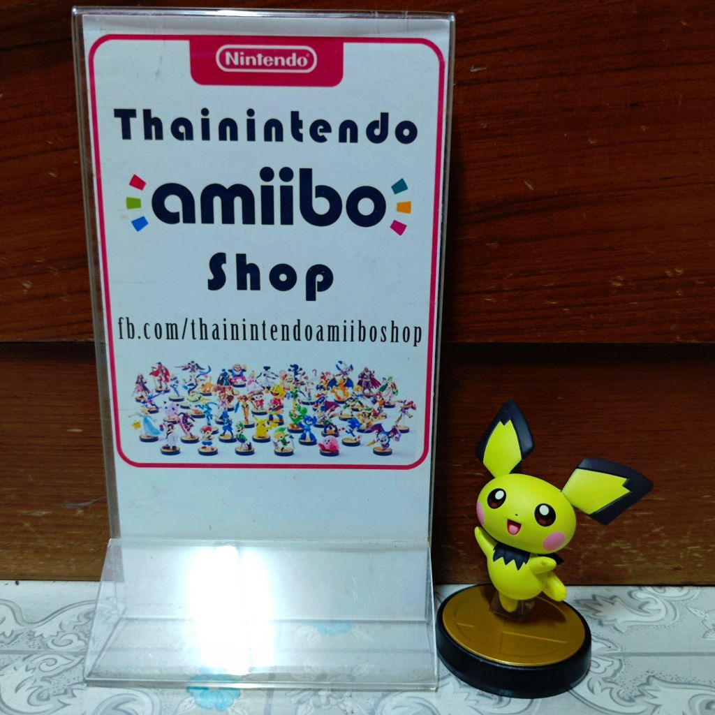 (ใช้โค้ดคุ้มได้) amiibo Pichu (Pokemon) Super Smash Bros. มือสอง