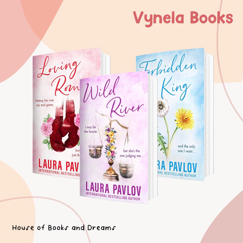 VYNELA (หนังสือภาษาอังกฤษ) LOVING ROMEO / WILD RIVER / FORBIDDEN KING (MAGNOLIA FALLS #1-3) — LAURA PAVLOV