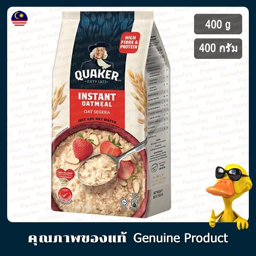 เควกเกอร์ ข้าวโอ๊ตสำเร็จรูป 400กรัม - Quaker Instant Oatmeal 400g