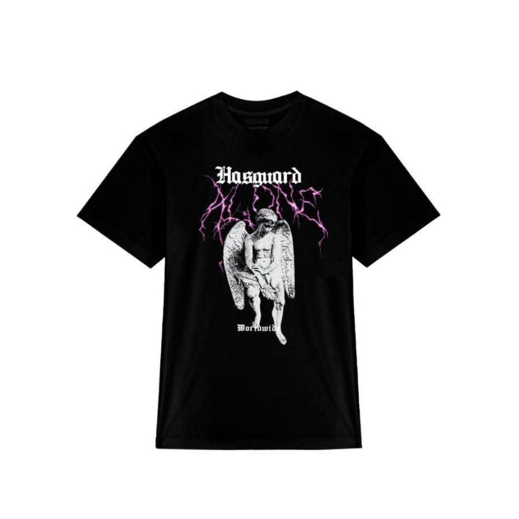 HASGUARD T-Shirt Angle Alone BK