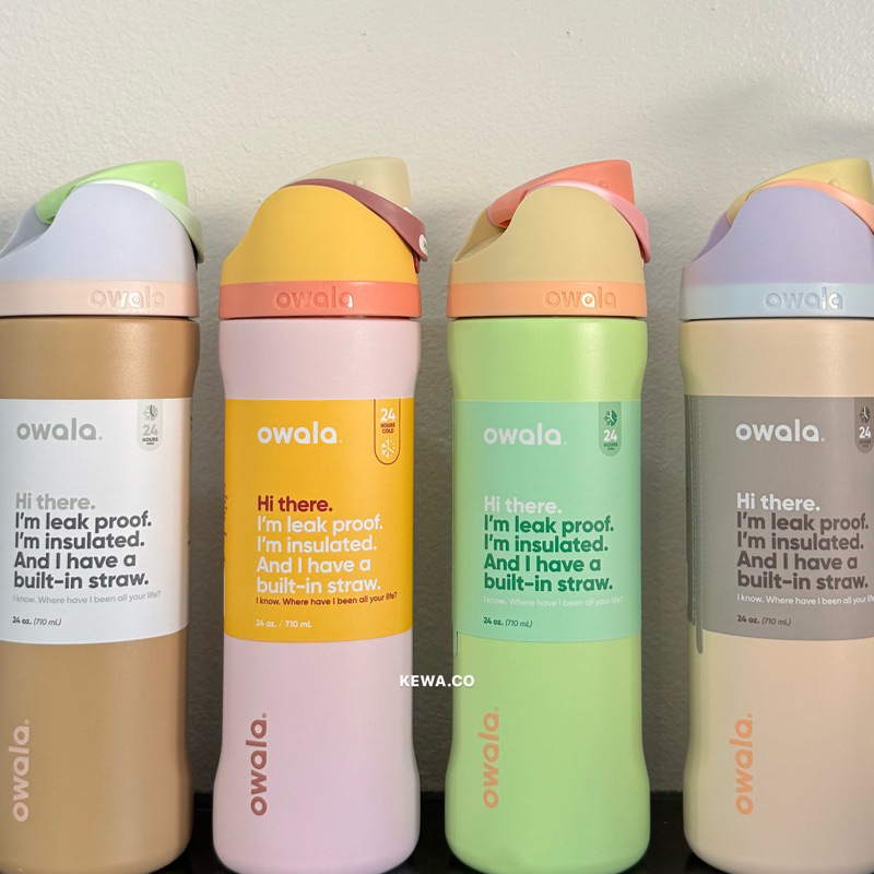 (พร้อมส่ง) ขวดน้ำเก็บความเย็น Owala Freesip water bottle 24oz 32oz