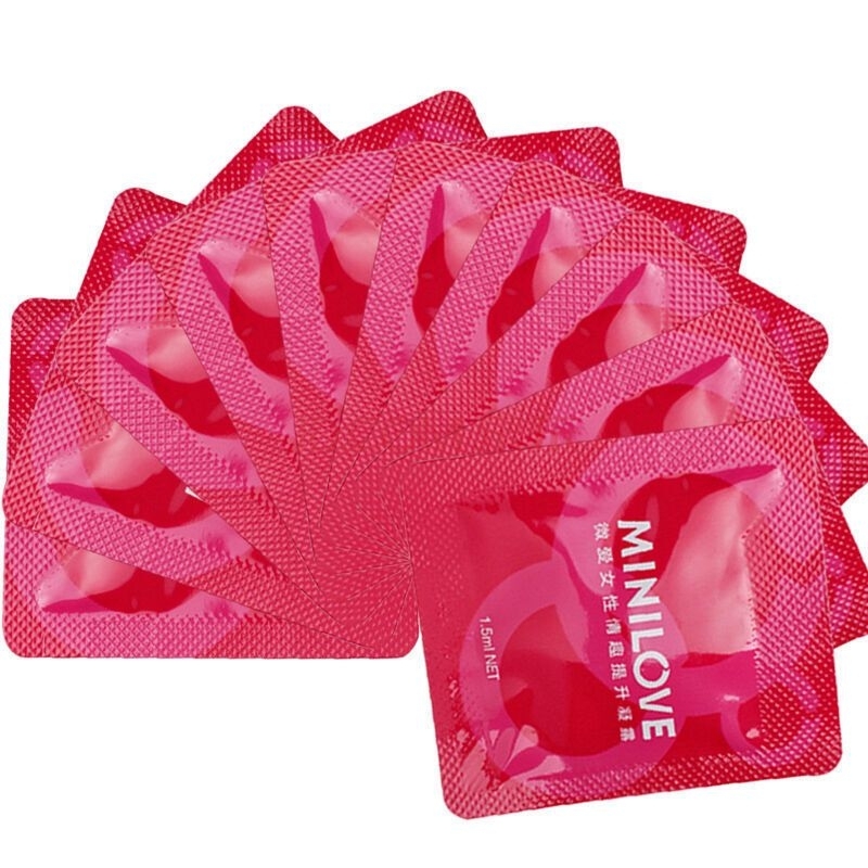 เจลกระตุ้นอารมณ์หญิง เพิ่มอารมณ์หญิงและชายMinilove female gel and Male tissu pad 1.5ML