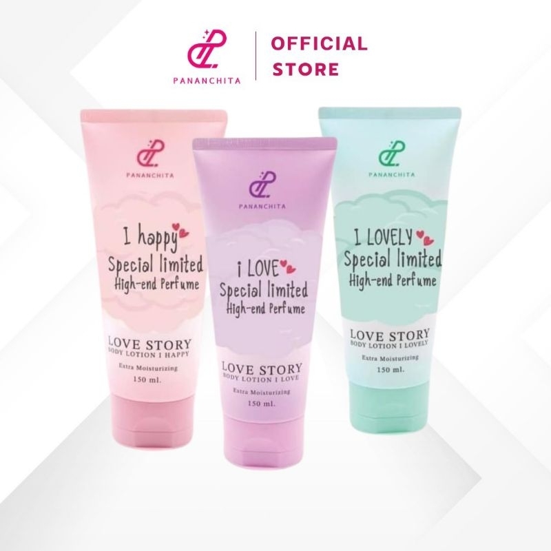 ( ของแท้ ) กลิ่นใหม่ โลชั่นน้ำหอม เลิฟสตอรี่ ลิมิเต็ด Lotion Love Story Limited Pananchita 150 ml. ส่งจากบริษัท