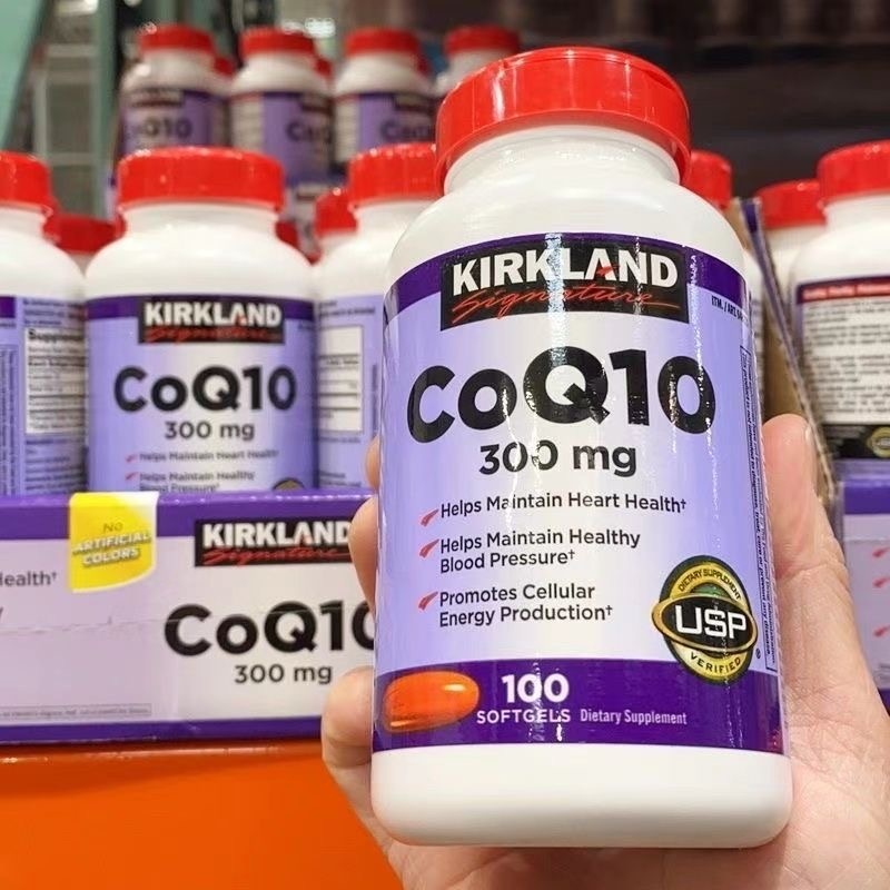 Kirkland CoQ10 คิวเท็น ต้านอนุมูลอิสระ 300 mg / 100 Softgels *new packaging*EXP.09/2026