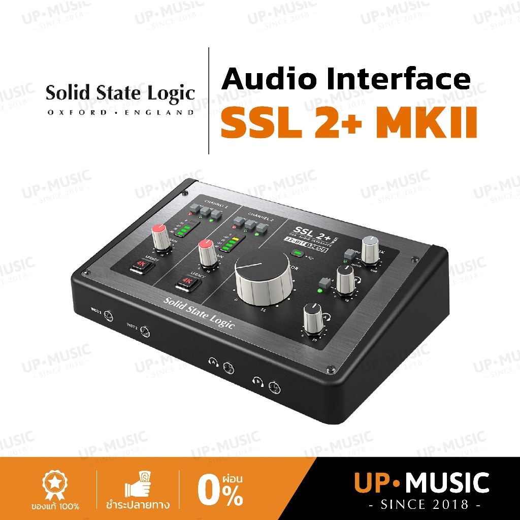 ออดิโออินเตอร์เฟส Solid State Logic SSL 2+ MKII | Audio Interface