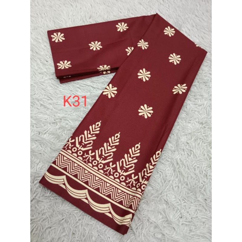 ผ้าบาติก ผ้าคอตตอน100% ผ้านิ่มไม่ลื่นสีไม่ตกซับน้ำได้(K37)ผ้าถุงเย็บสำเร็จพร้อมนุ่งและตัดชุดได้ ซื้อ41ชิ้น++ราคา50บาท