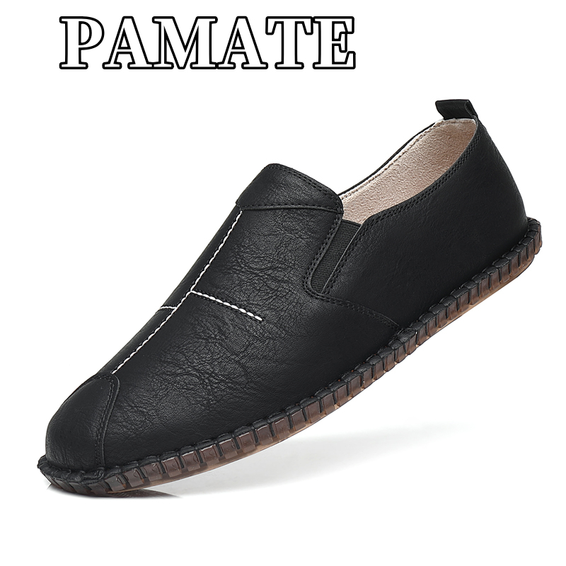 【PAMATE】รองเท้าผู้ชายสำหรับผ่อนคลาด，นุ่มสบาย ไม่อับเท้า，รองเท้าโลฟเฟอร์แบบกันลื่น。