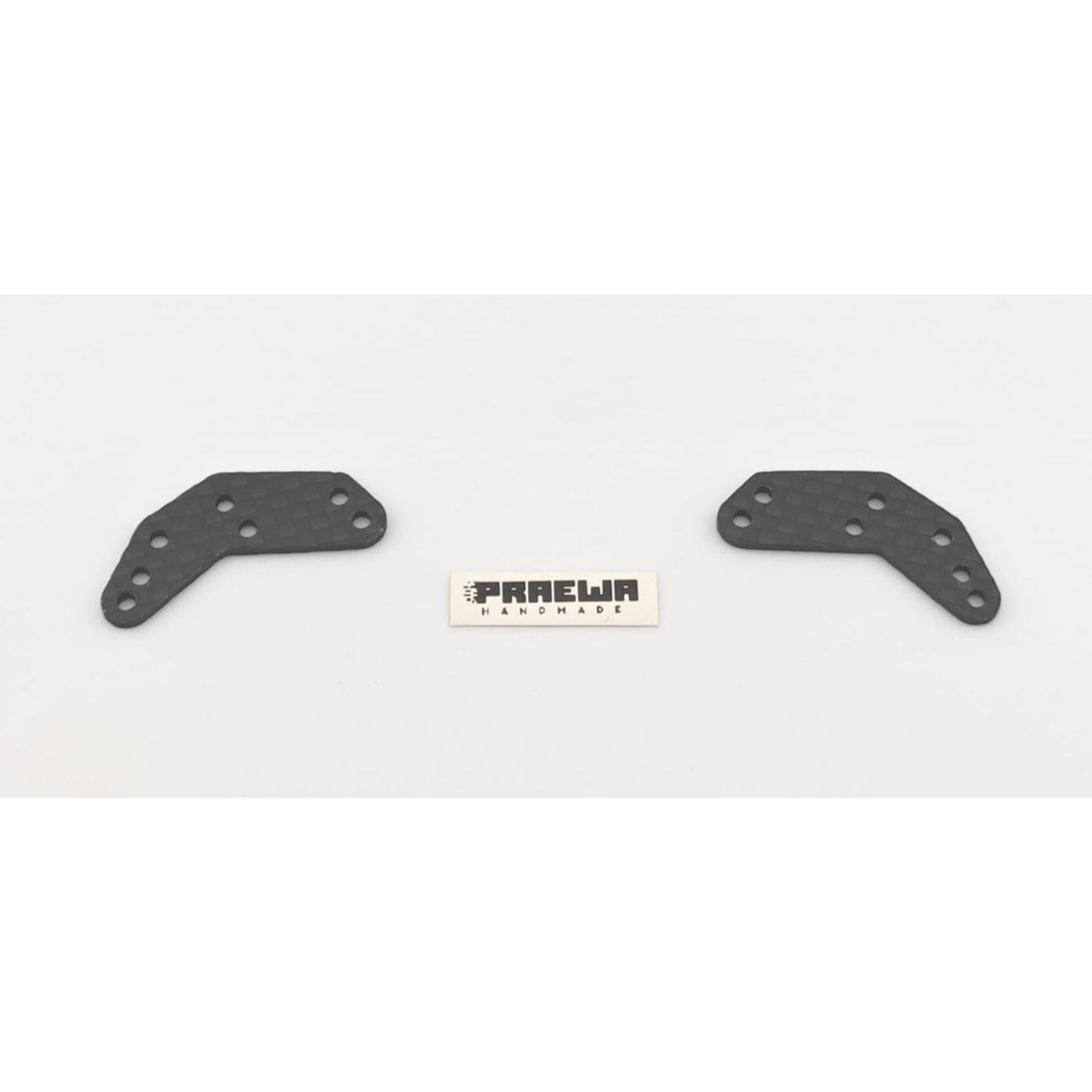ปีกเสริมคาร์บอน สำหรับโรล 13 mm ใช้ร่วมกับไม้ไอติม (มิติรถกว้างรวม 104.7mm) - HG Carbon Side Extension Roller Mount