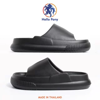 Hello Pony รองเท้าแตะแบบสวม น้ำหนักเบา ใส่สบาย EVA พื้นหนา แบบนิ่ม เหมาะกับเดินชายหาด รุ่น MHM4005