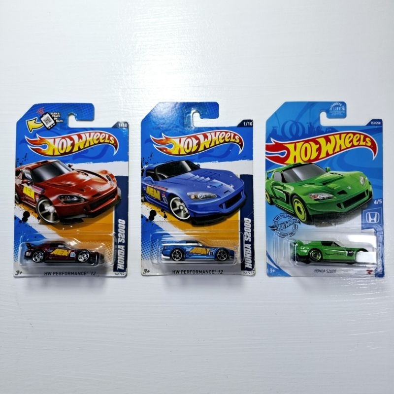 Hot wheels โมเดลรถเหล็ก Honda S2000 รุ่นปีเก่า เลือกแบบได้