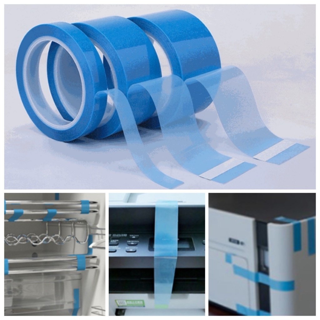 🌈 เทป PET สีฟ้า เทปฉนวน ทนความร้อน ป้องกันไฟฟ้าสถิต กาวในตัว หนา 0.05 มม. ยาว 33 เมตร รุ่นอัพเกรด ทนอุณหภูมิสูง 🌈