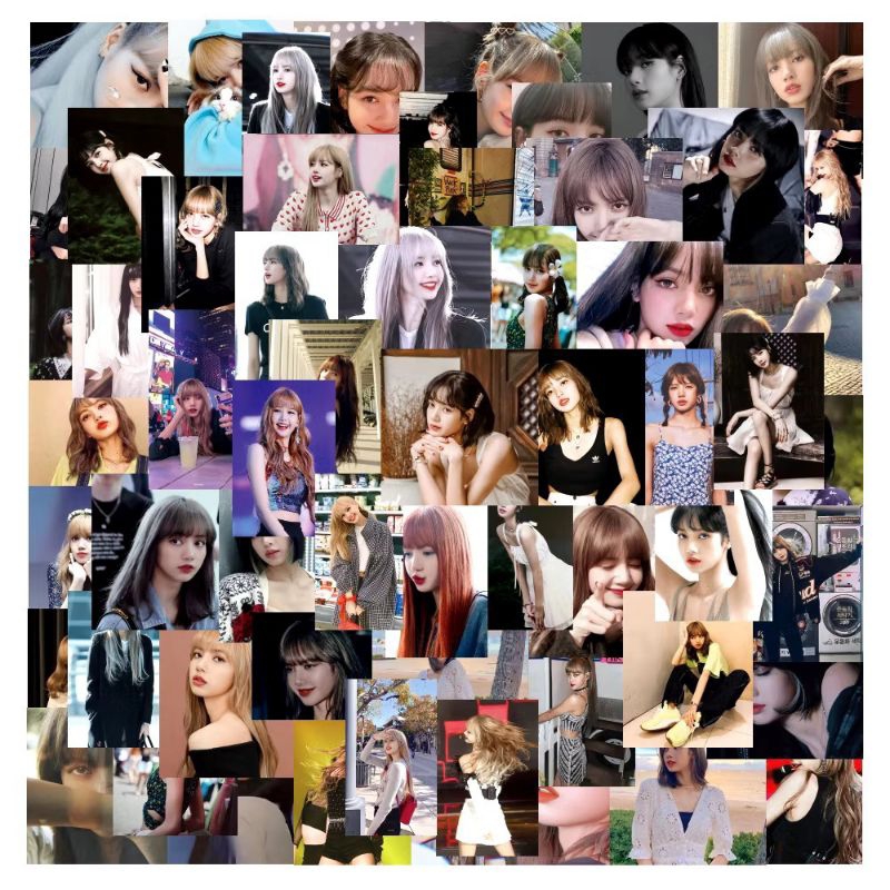 🍀พร้อมส่ง🍀สติ๊กเกอร์ Lisa Blackpink🩷🖤 ตกแต่งห้อง (DIY)