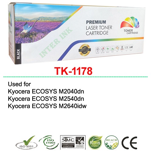 ตลับหมึก Kyocera TK-1178 (สีดำ) Compatible