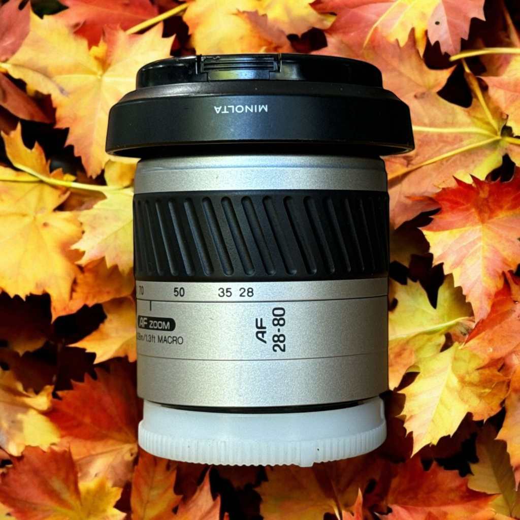 MINOLTA AF ZOOM 28-80MM. F4(22)-5.6D MA MOUNT
