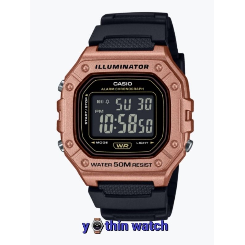 CASIO นาฬิกาข้อมือ รุ่น   W-218H-1AV, W-218H-2AVDF,W-218-1BV, W-218HM-5BV, W-218H-4B2V, W-218H-4BV