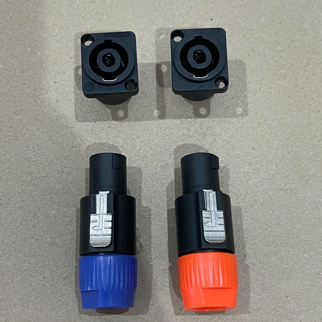 BEST AUDIO ปลั๊กลำโพง สเปคคอน speakon ปลั๊กสเปคคอนตัวผู้ สเปคคอนตัวเมีย สี่เหลี่ยม แบบหมุนล็อค สำหรับต่อสายลำโพง - รูปที่ 4
