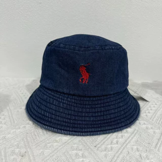 หมวก Bucket hat poผ้าเดนิม