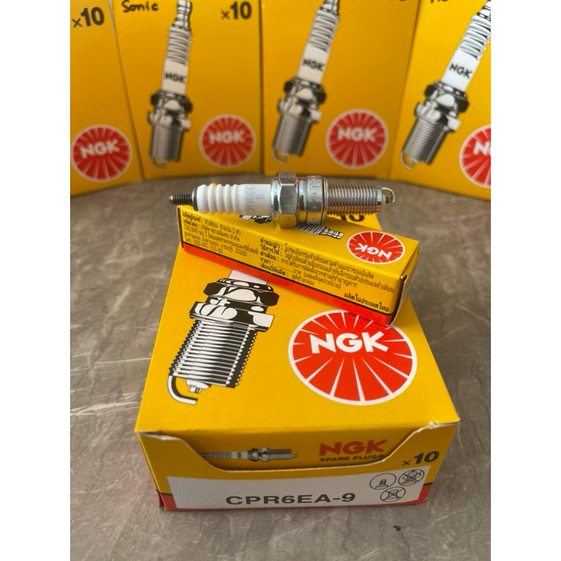 หัวเทียน NGK CPR6EA-9 แท้ (ใช้กับ Wave125/Wave110i/Dream super cub/ Dream 125/Wave125i/MSX125)