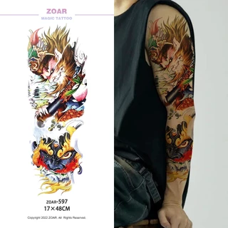 COD🔥 ⚡ส่งจากไทย⚡แทททู ZOAR🚛L24 Magic tattooสติ๊กเกอร์รอยสักแบบสีสัน กันน้ำ ยันต์ห้าแถว รอยสัก ลายสัก