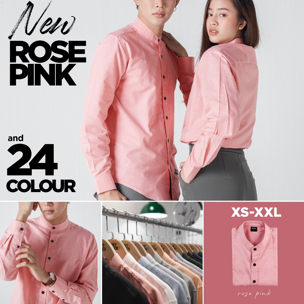 เสื้อเชิ้ตแขนยาว คอจีน ทรงสลิม by SHIRT LOCKER