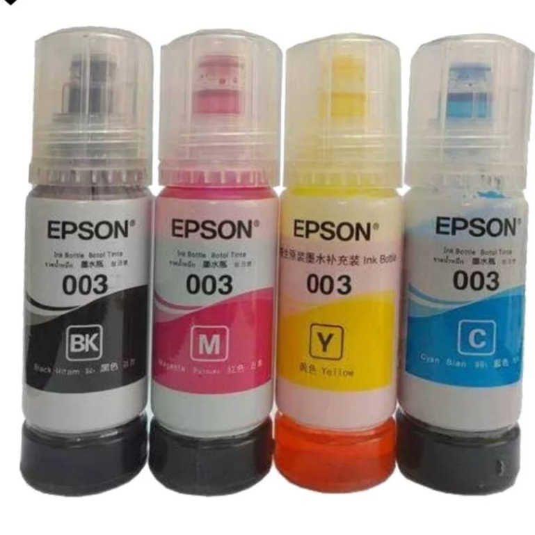 หมึก Epson 003 แท้💯% Epson L3110 / L3150 / L5190/L3210/L3216/L3250/L3256/L5290/L5296
