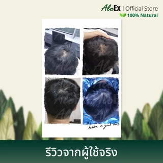 AloEx Organic Original Shampoo แชมพูลดผมร่วง สร้างผมใหม่ สำหรับผมธรรมดา, ผมมัน-เหงื่อออกง่าย
