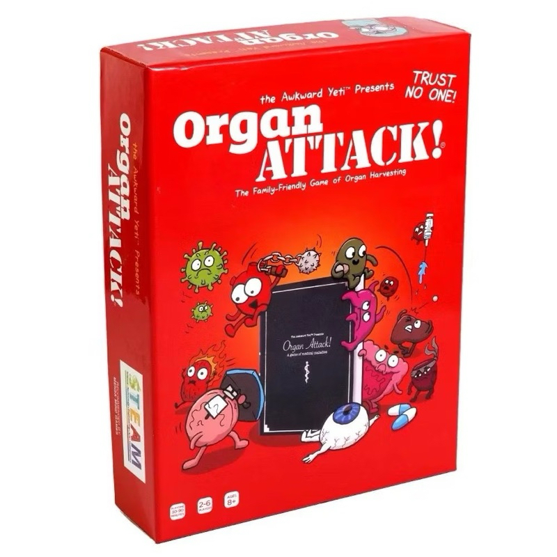 Organ Attack！เกมกระดานของเล่นสำหรับเด็ก