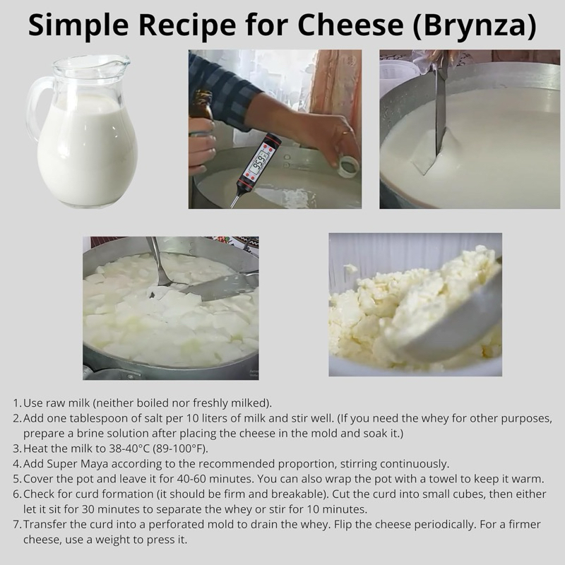 จุลินทรีย์ Rennet 100 gr / Süper maya Turkey ( 1 ช้อนชา : นม 5 Lt ) - รูปที่ 4