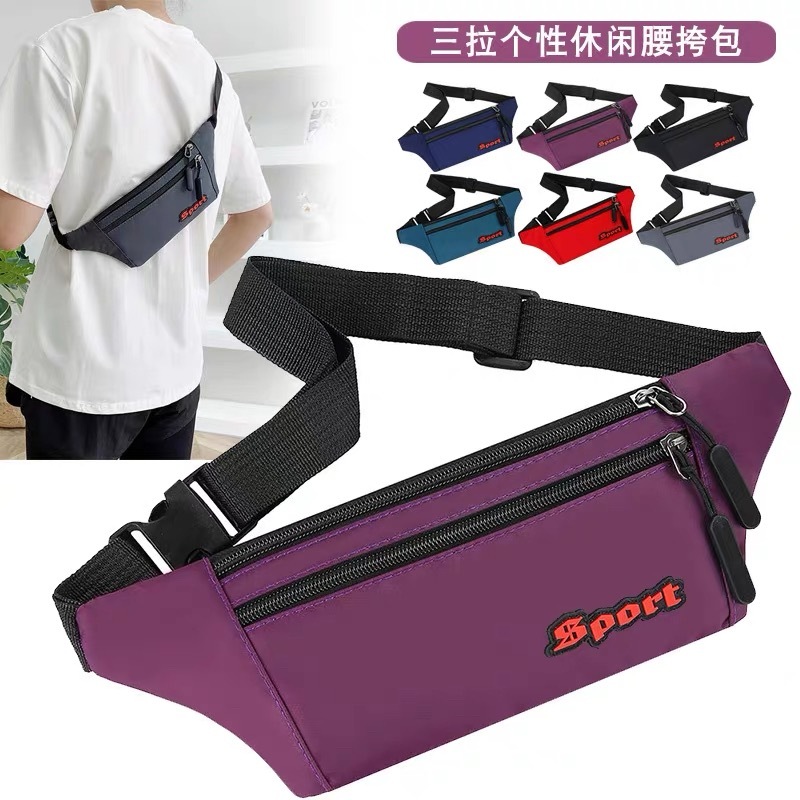 BM-shop：กระเป๋าคาดเอว กระเป๋าคาดหน้าท้อง ไม่จำกัดเพศ man1259