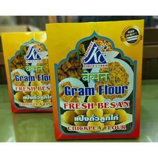 แป้งถั่วลูกไก่ ( Gram Flour ) 500 กรัม KC Besan Fresh Chickpea Flour