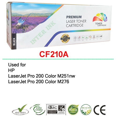 หมึกพิมพ์ LaserJet Pro 200 Color M251nw / M276 (CF210A) สีดำ Color Box