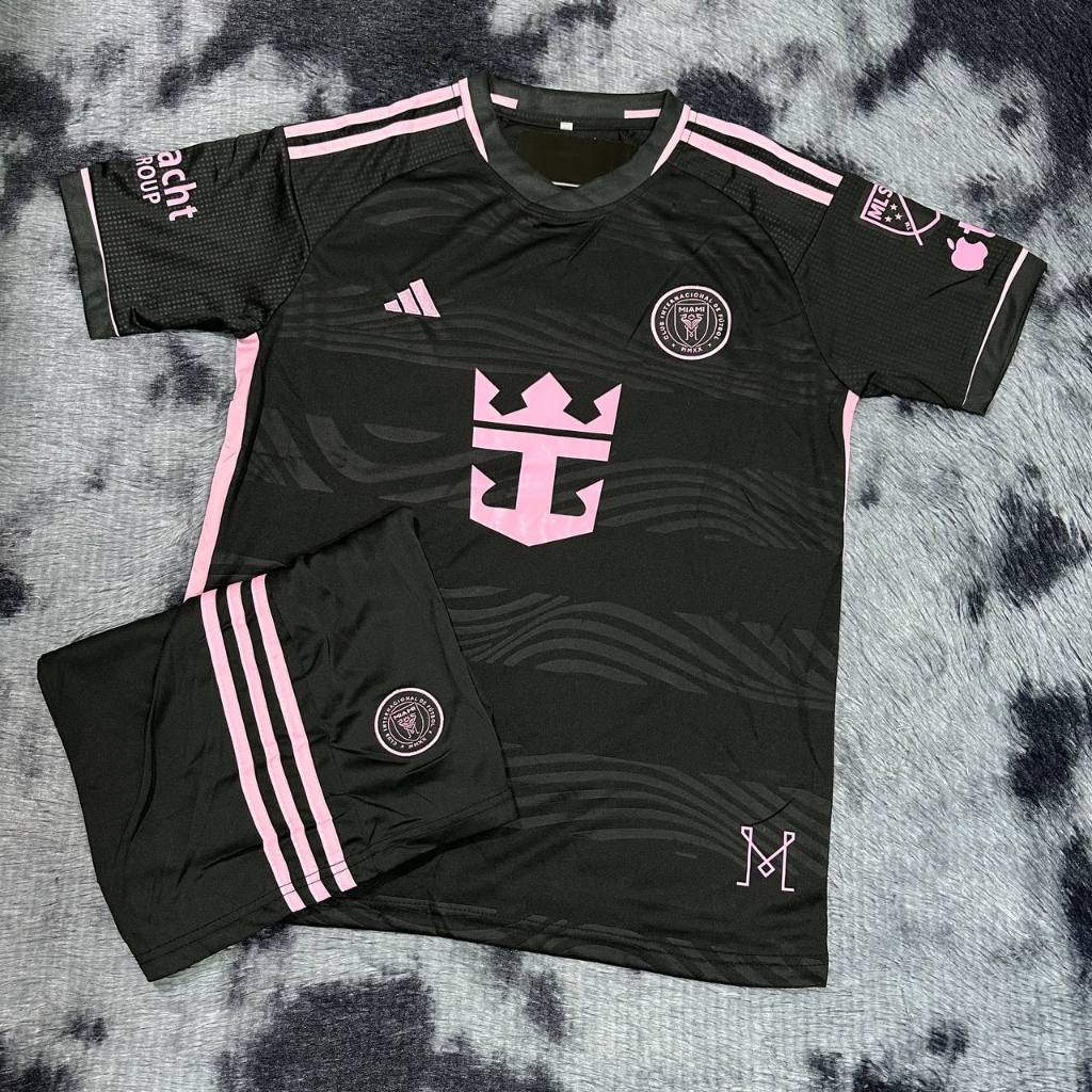 เสื้อกีฬา ชุดฟุตบอล ทีม ไมอามี ใหม่ล่าสุดปี 2024/25 ชุดผู้ใหญ่ แขนสั้น เสื้อพร้อมกางเกง