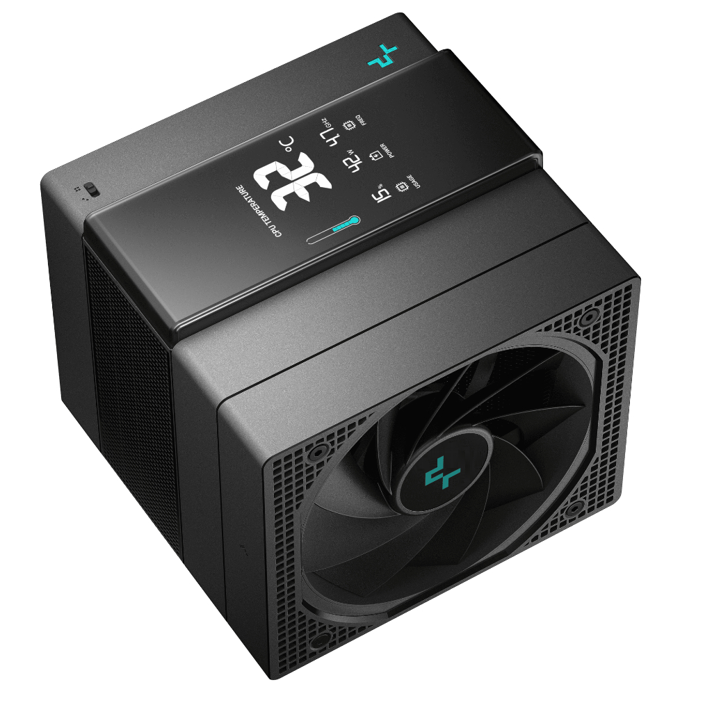 ส่งทันที CPU AIR COOLER DEEPCOOL ASSASSIN IV VC Vision - Black หน้าจอLCD