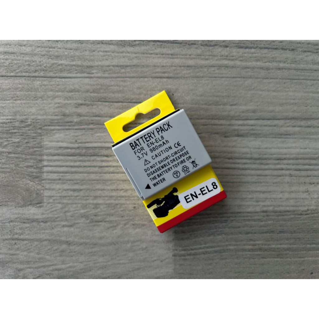 Battery Nikon EN-EL8 COOLPIX P1 P2 S1 S2 S3 S5 S6 S7 S7C S8 S9 S50 S50C S51 S51C S52 S52C