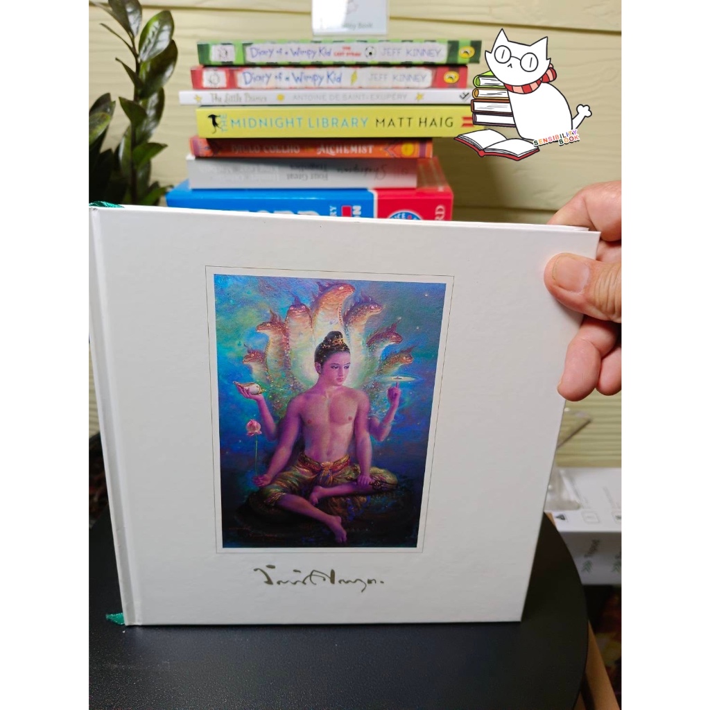 จักรพันธ์ุ โปษยกฤต ;สมุดบันทึก ๑๒ภาพจิตรกรรม(ปกแข็ง) ฝีมือ อจ.จักรพันธุ์ #สินค้าหายาก ภาพสีกระดาษอาร์ตมัน