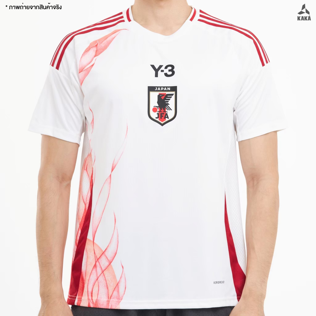 เสื้อฟุตบอลทีมชาติ ญี่ปุ่นขาว Y3 (FAN Ver.) 2024-25