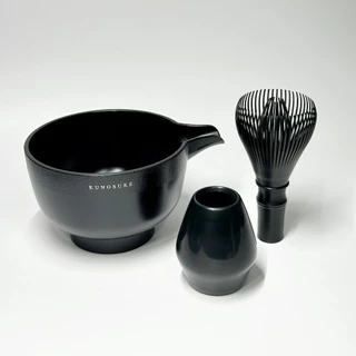 ชุดถ้วยชงชาพร้อมแปรงเรซิ่น จาก Kunosuke | Matcha Whisk Set Made in Japan