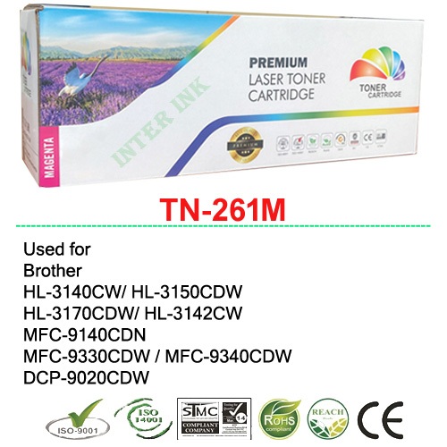 หมึกพิมพ์ Brother HL-3140CW / HL-3150CDW / HL-3170CDW / HL-3142CW (TN-261) สีแดง Color Box