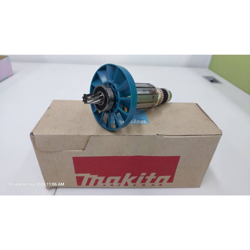 ORiGiNAL Makita Armature Assembly for HM0810 / HM0810T / HM0810TA 220V P/N:516148-3