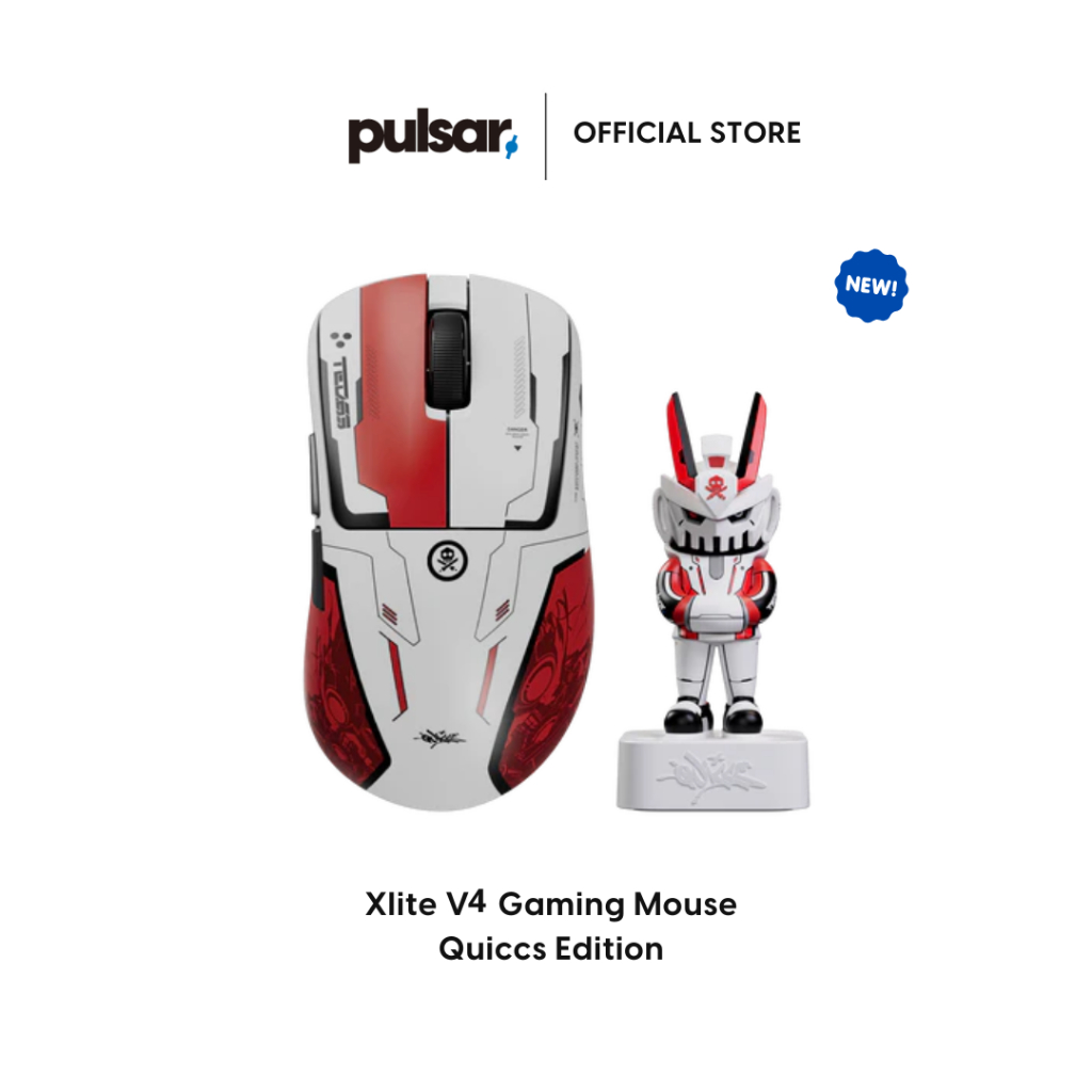 เมาส์ [MOUSE] Pulsar Xlite V4 - Quiccs Edition