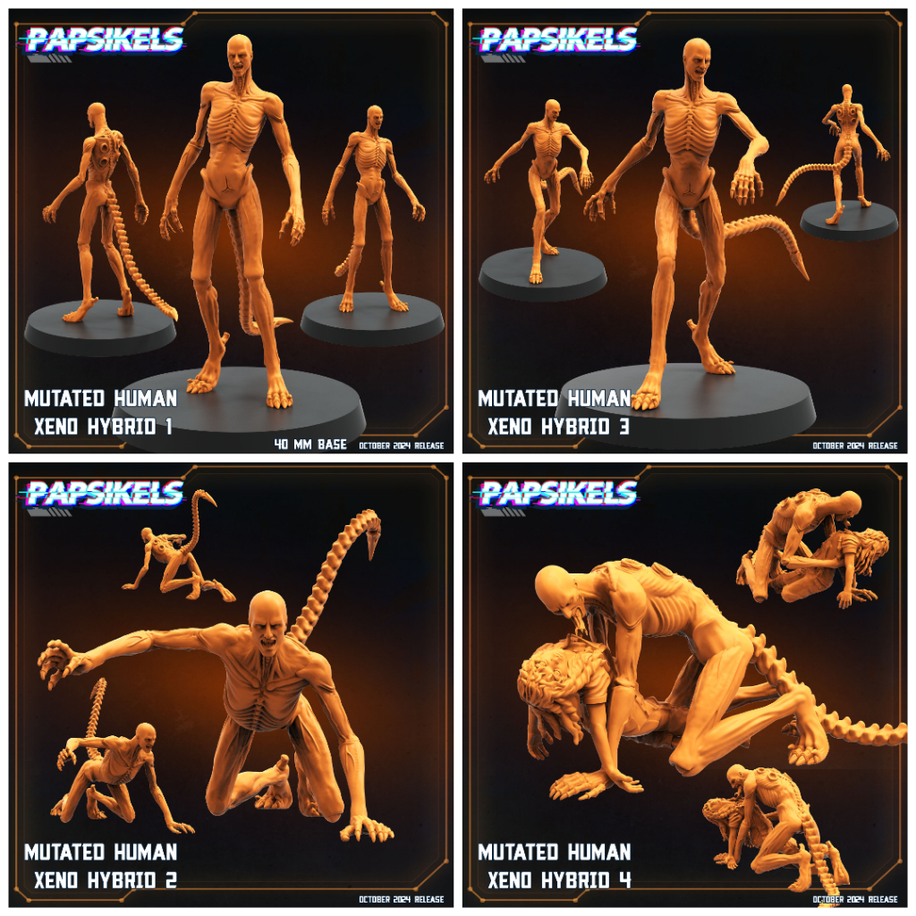 MUTATED HUMAN XENO HYBRID 1 - 4