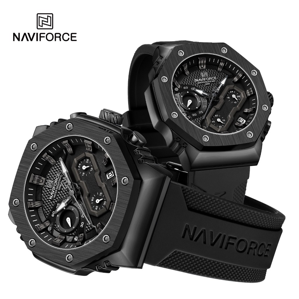 นาฬิกาNaviforce(นาวีฟอส)รุ่นNF8035เครื่องไทยประกันศูนย์1ปีนาฬิกาข้อมือผู้ชายแฟชั่น พร้อมกล่องแบรนด์ ราคา ถูกที่สุด ดีลบีเคเค แกลเลอรีภาพที่ 6